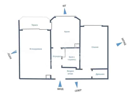 Двустаен Апартамент в кв. Суха река - 0